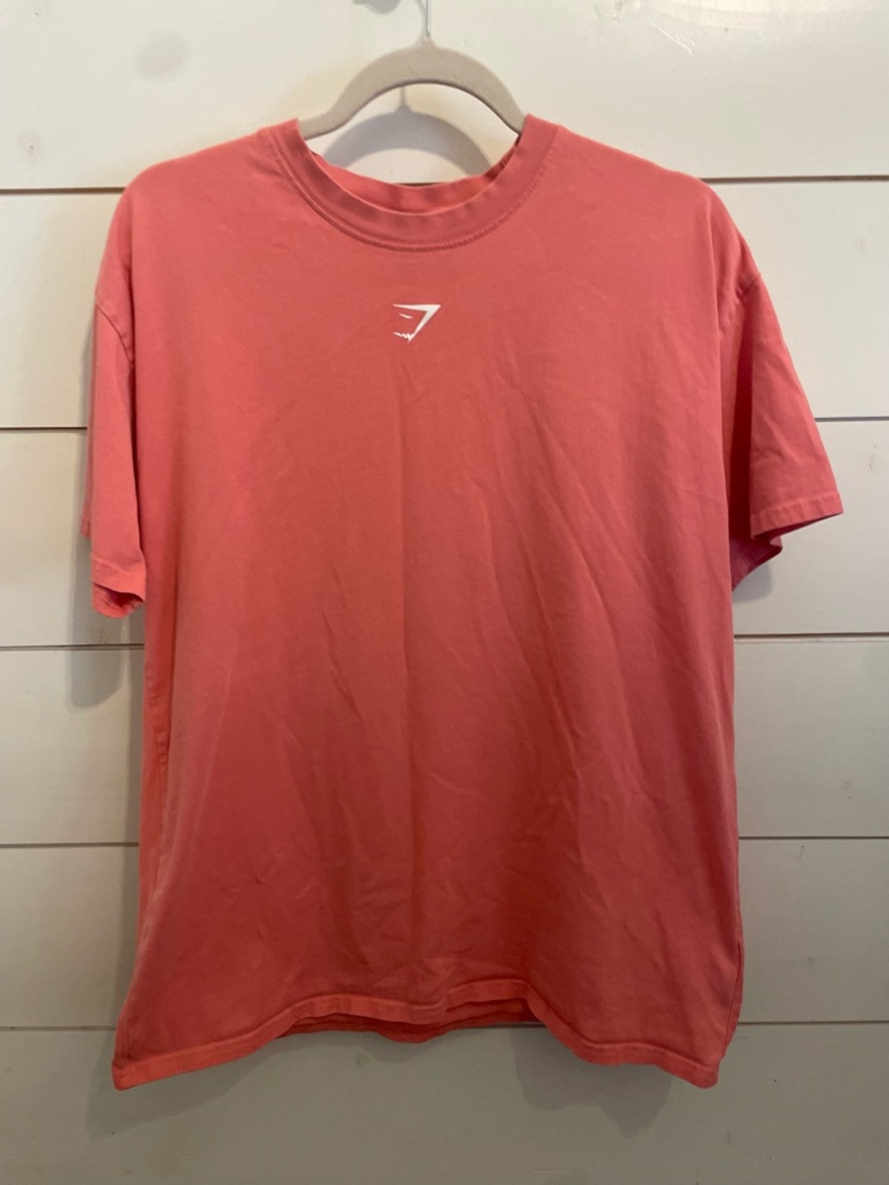 Gymshark Coral Pink Crew Neck Short Sleeve Tee